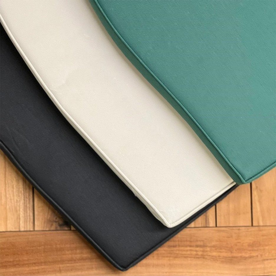 Double extendable table 1.8m to 2.4m, 8 x teak stacking chairs, free 3m parasol and cushions