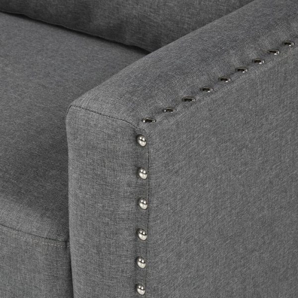 2-piece living room rivet modern cushion set with cushions