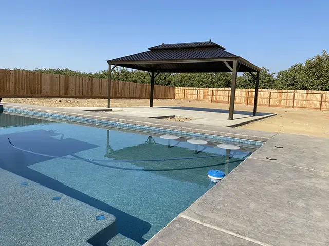 MELLCOM 10' x 13' Hardtop Gazebo,Galvanized Steel Metal Double Roof Aluminum Gazebo with Curtains and Netting, Brown Permanent Pavilion Gazebo with Aluminum Frame for Patios,Gardens,Lawns