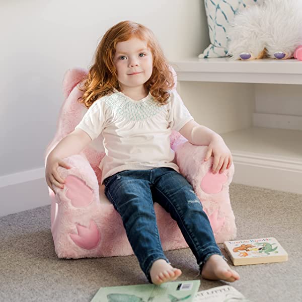 Soft Landing Fox Sweet Seats | Premium Character Chair with Carrying Handle & Side Pockets – Orange