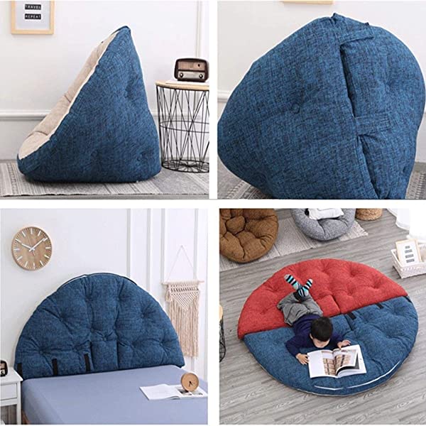Bean Bags Children Sofa Childrens Mini Chair Armchair Couch Children's Lazy Boy and Girl Sofa Room Corner Tatami Children's Sofa Seat Parent-Child Reading Corner Small Sofa Chair Multifunctional Lazy 80*70*60CM Blue