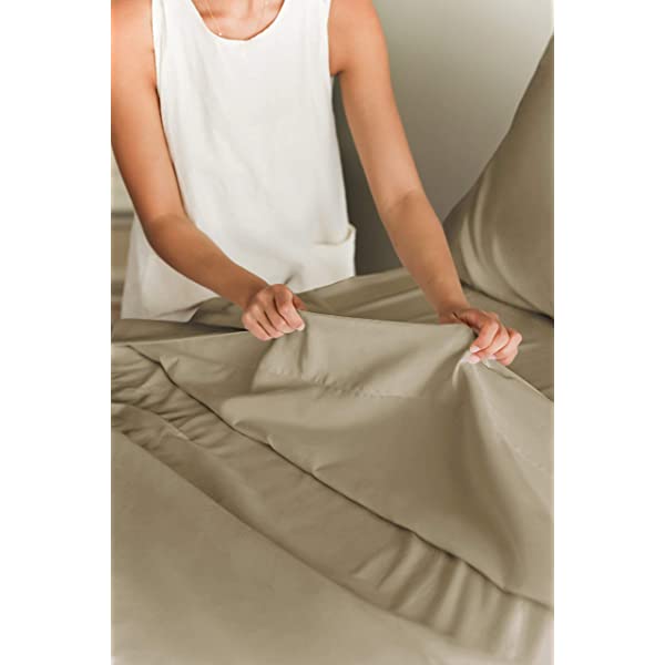 Queen Size Sheet Set - 4 Piece - Hotel Luxury Bed Sheets - Extra Soft - Deep Pockets - Easy Fit - Breathable & Cooling Sheets - Wrinkle Free - Comfy – Dark Grey Bed Sheets - Queens Sheets – 4 PC Queen Grey