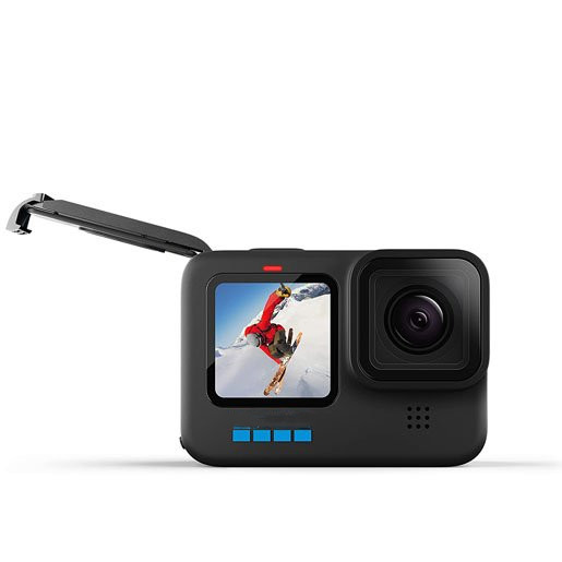 GoPro HERO10 Black-Waterproof sports camera with front LCD and touch screen rear screen, 5.3K60 ultra-high-definition video, 23MP photos, 1080p real-time streaming