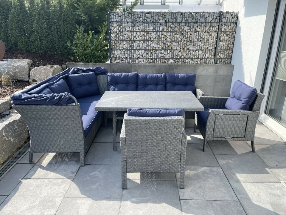 XXL Lounge Set WHD 207x162x256 Seating Group Garden Lounge Set