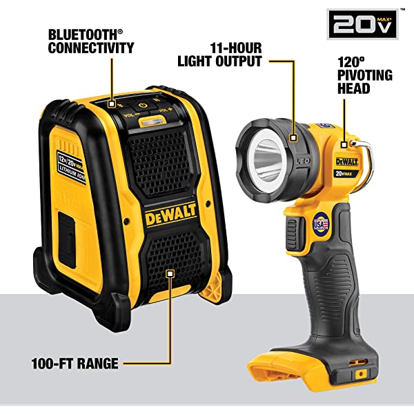 DEWALT 20V Max Cordless Drill Combo Kit, 10-Tool (DCK1020D2) 20V 10-Tool Combo Kit Kit