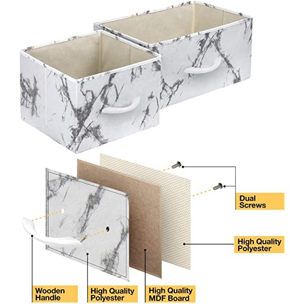 Sorbus Dresser with 8 Drawers - Furniture Storage Chest Tower Unit for Bedroom, Hallway, Closet, Office Organization - Steel Frame, Wood Top, Easy Pull Fabric Bins (Black)