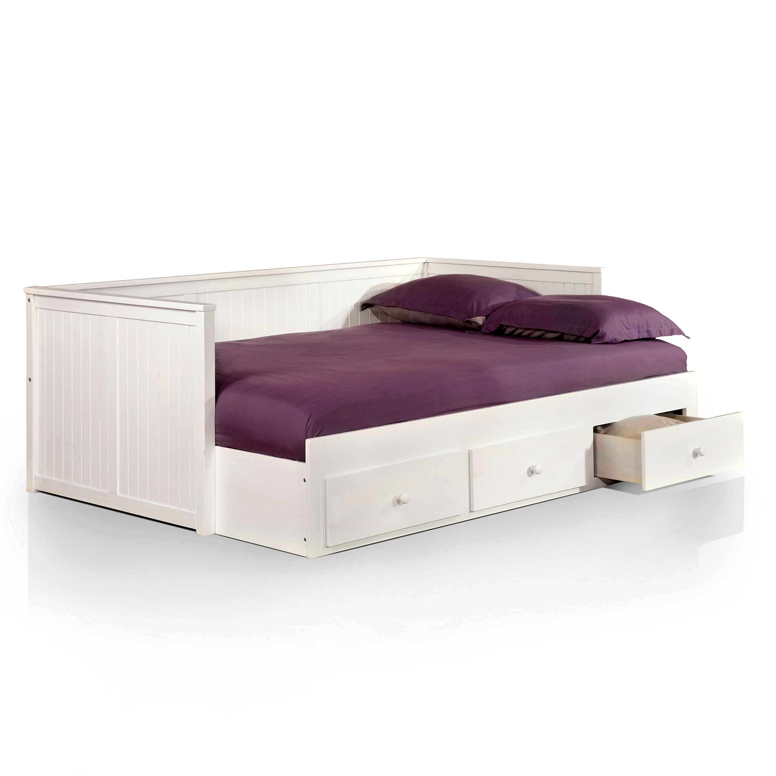 HEMNES Daybed Frame with 3 Drawers, with Mattress