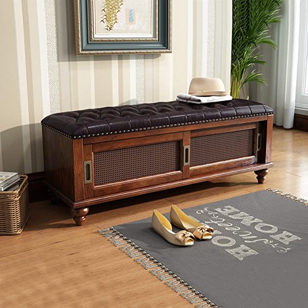 K KELBEL Shoe Rack & Shoe Bench & Shoe Cabinet & Boot Organizing Detachable Cushion with Hidden Storage Compartment,Large Size XX-Large(Upgrade Classic Shoe Cabinet)