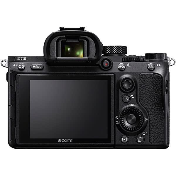 Sony a7 III ILCE7M3/B Full-Frame Mirrorless Interchangeable-Lens Camera with 3-Inch LCD, Body Only,Base Configuration,Black Body Only Base
