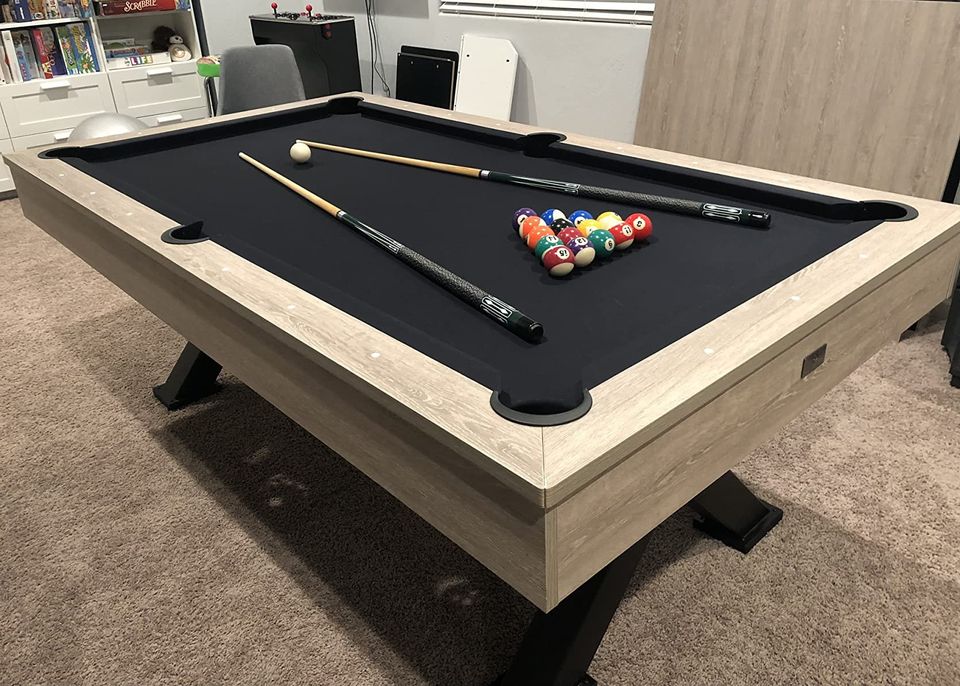 【Sports&Outdoors】Black Canyon 7' Pool Table with Dining Top