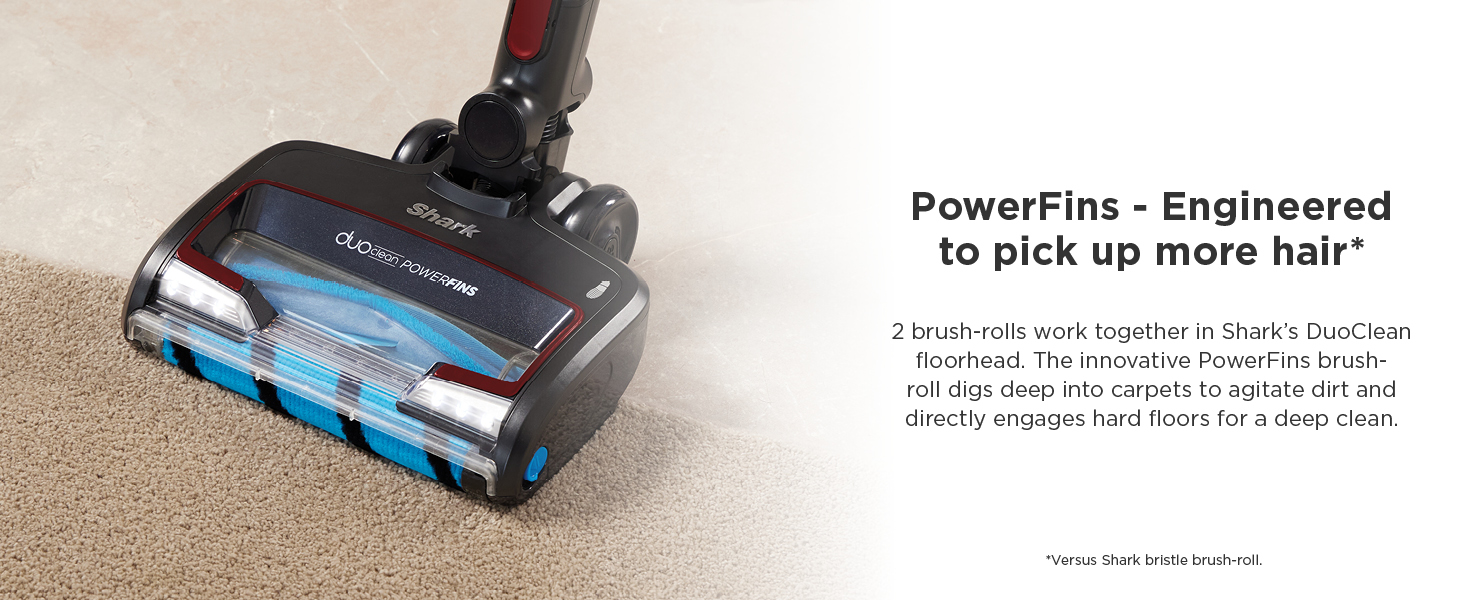 Shark Cordless Stick Vacuum Cleaner, Anti Hair Wrap, 60 Minute Run Time, Flexible DuoClean Vacuum