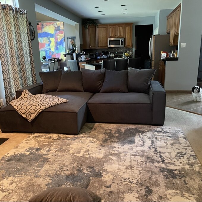 【Furniture】Madison 2 - Piece Upholstered Chaise Sectional