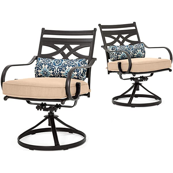 Hanover MCLRDN5PCSQSW4-CHL Montclair, Red Outdoor Furniture