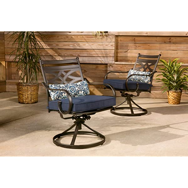 Hanover MCLRDN5PCSQSW4-CHL Montclair, Red Outdoor Furniture