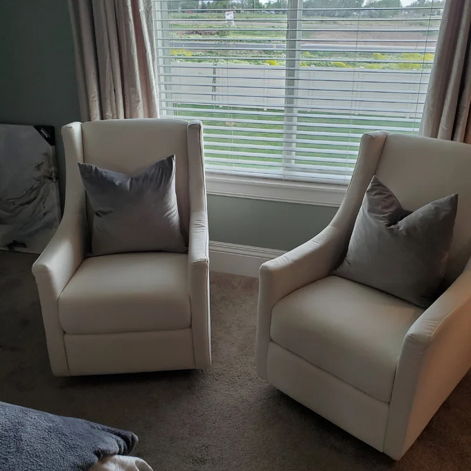 【Furniture】Toco Swivel Glider with Ottoman Set