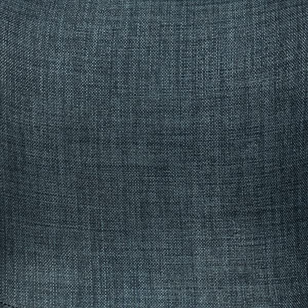 Walker Edison Cambridge Modern Farmhouse Metal X Tufted Ottoman, 30 Inch, Grey Grey Upholstered Ottoman