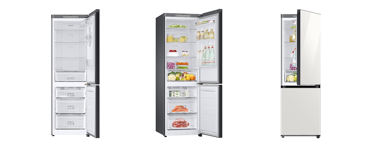 12.0 cu. ft. BESPOKE Bottom Freezer refrigerator with customizable colors and flexible design