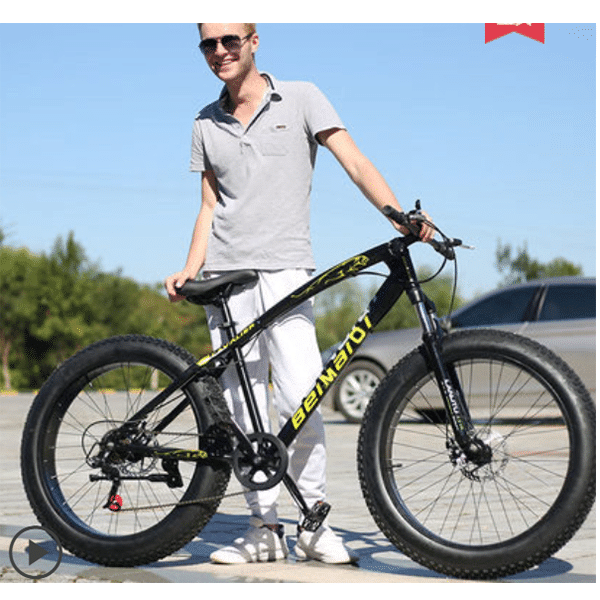 Youma off-road bicycle beach snowmobile 4.0 ultra-wide tire mountain bike male and female students variable speed