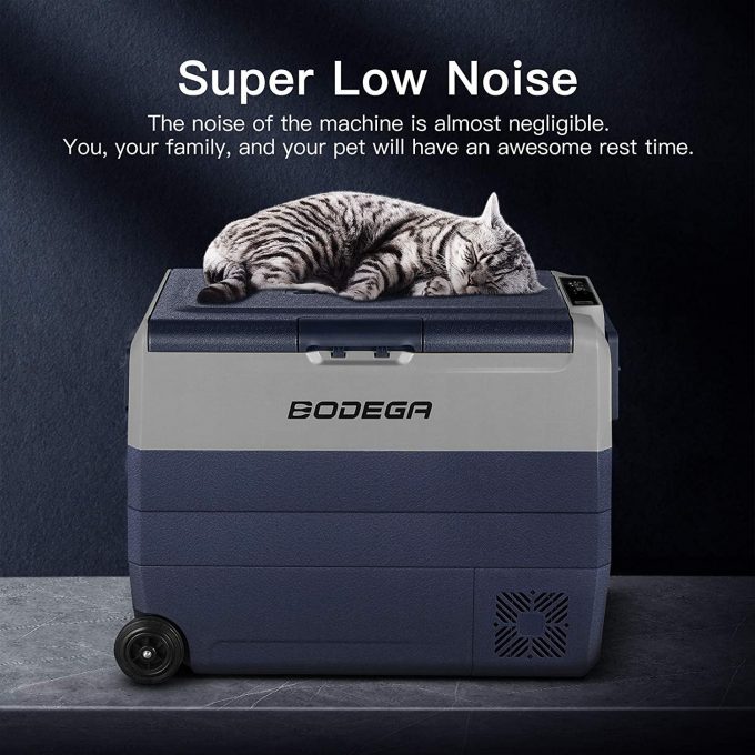 BODEGA 12 Volt Refrigerator Portable Freezer, Car Fridge Dual Zone APP Control, 64 Quart(60L)