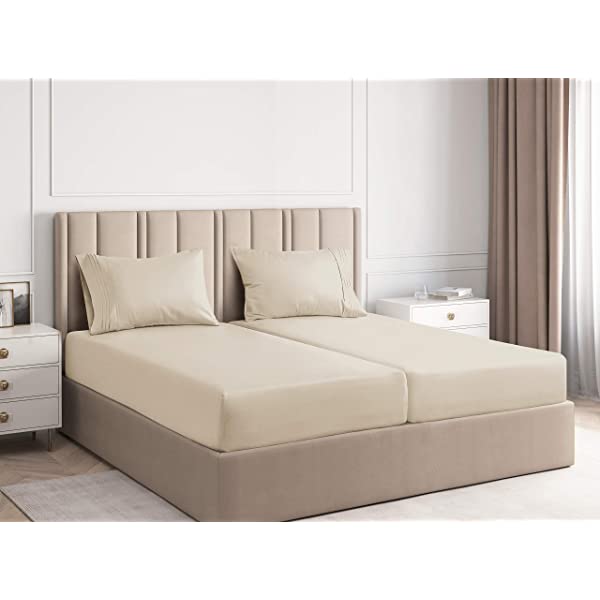 Queen Size Sheet Set - 4 Piece - Hotel Luxury Bed Sheets - Extra Soft - Deep Pockets - Easy Fit - Breathable & Cooling Sheets - Wrinkle Free - Comfy – Dark Grey Bed Sheets - Queens Sheets – 4 PC Queen Grey