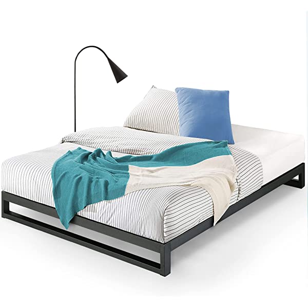 ZINUS Trisha Metal Platforma Bed Frame / Wood Slat Support / No Box Spring Needed / Easy Assembly, Full Full Standard Platform Bed Frame