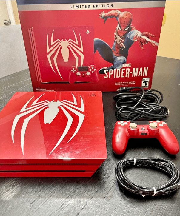 Newest Sony Playstation 4 Slim 1TB SSD Console - Marvel's Spider-Man PS4 Bundle with DualShock-4