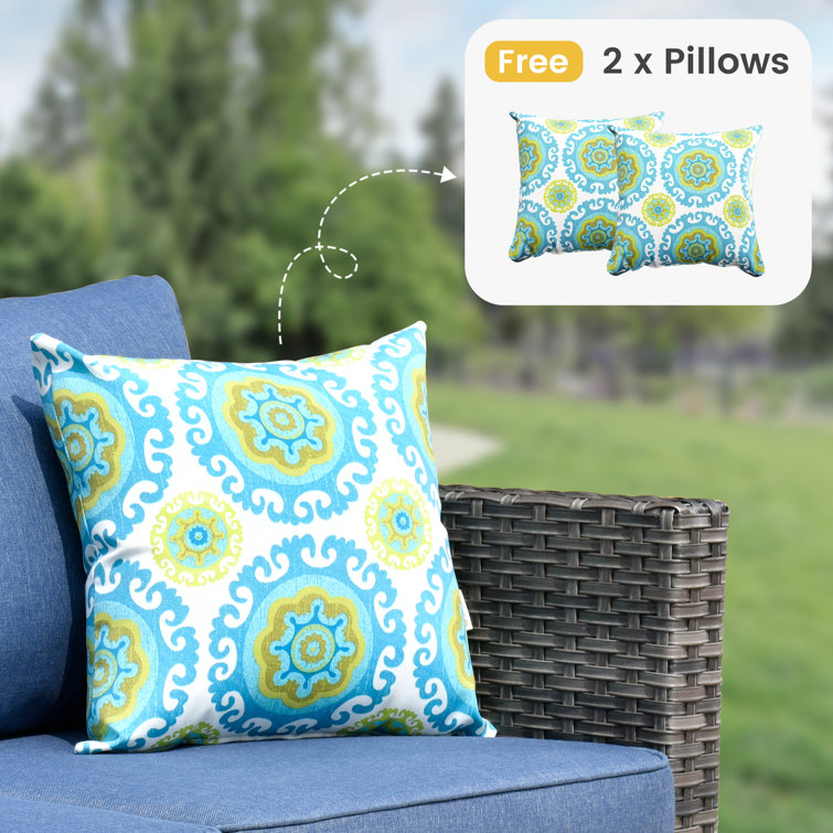 Allcot 7 - Person Outdoor Seating Group with Cushions