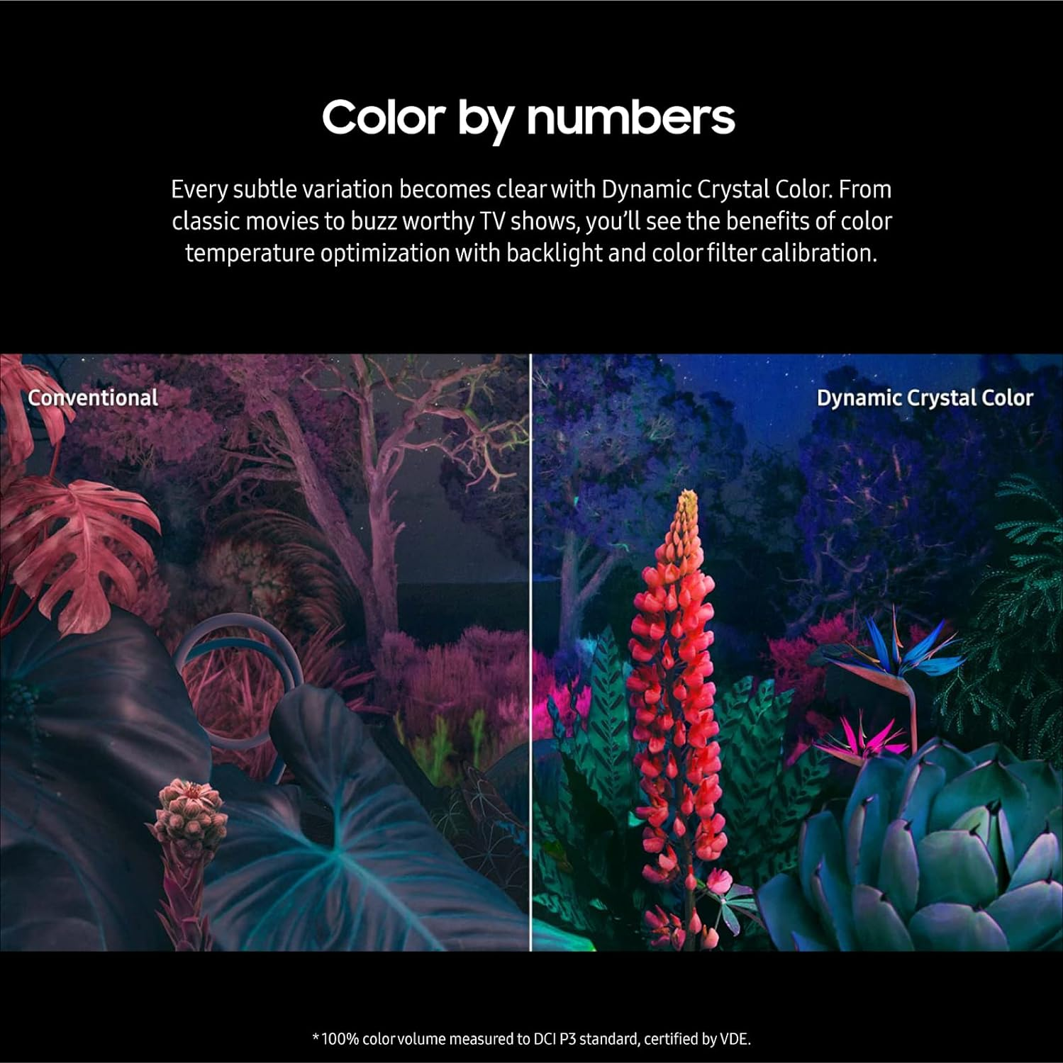 SAMSUNG 65-Inch Class Crystal UHD 4K CU8000 Series PurColor