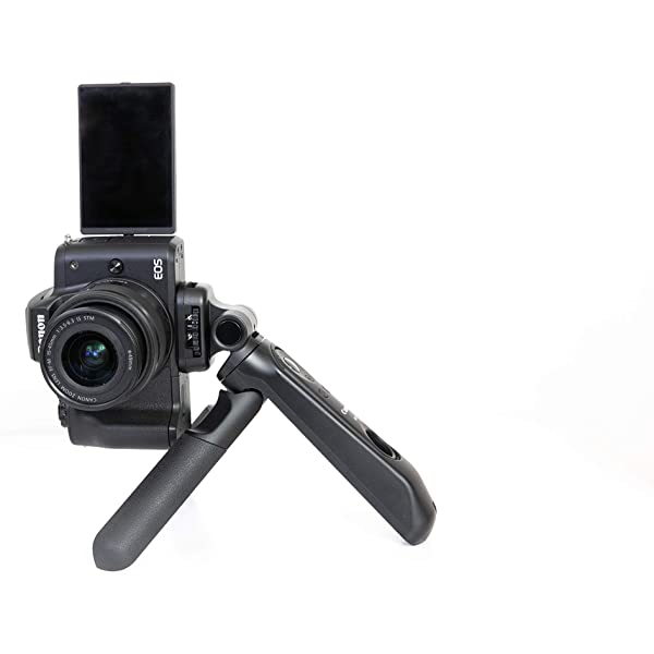 Canon EOS M50 Mark II Content Creator Kit, Mirrorless 4K Vlogging Camera Kit Includes EF-M 15-45mm Lens, Tripod Grip, Stereo Microphone