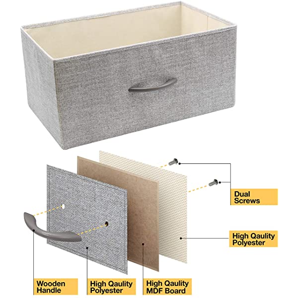 Sorbus Dresser with 8 Drawers - Furniture Storage Chest Tower Unit for Bedroom, Hallway, Closet, Office Organization - Steel Frame, Wood Top, Easy Pull Fabric Bins (Black)