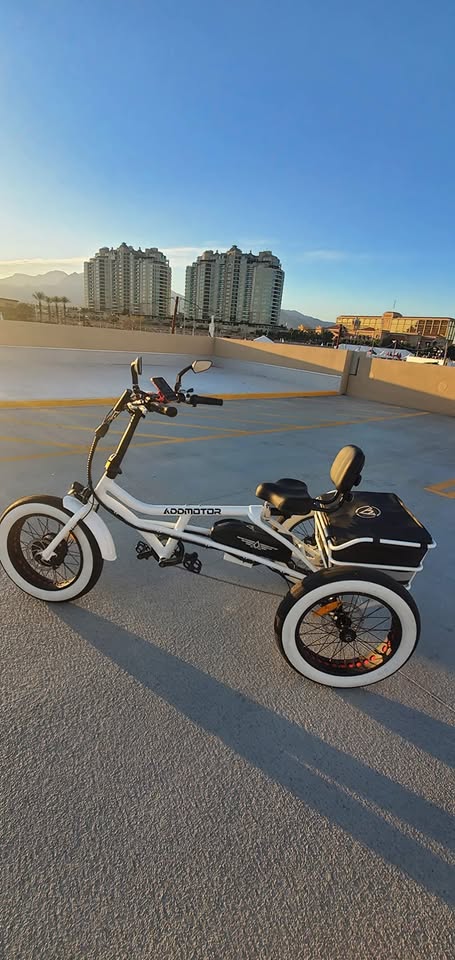 Addmotor Motan Electric Trike Adults, 85 MI, 20x4 Fat Tire 3 Wheel Electric Bicycle