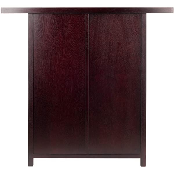 Winsome Macon Bar Wine Cabinet, Espresso