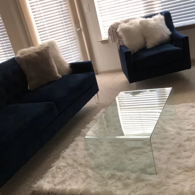 【Furniture】Aizzaddin Sled Coffee Table