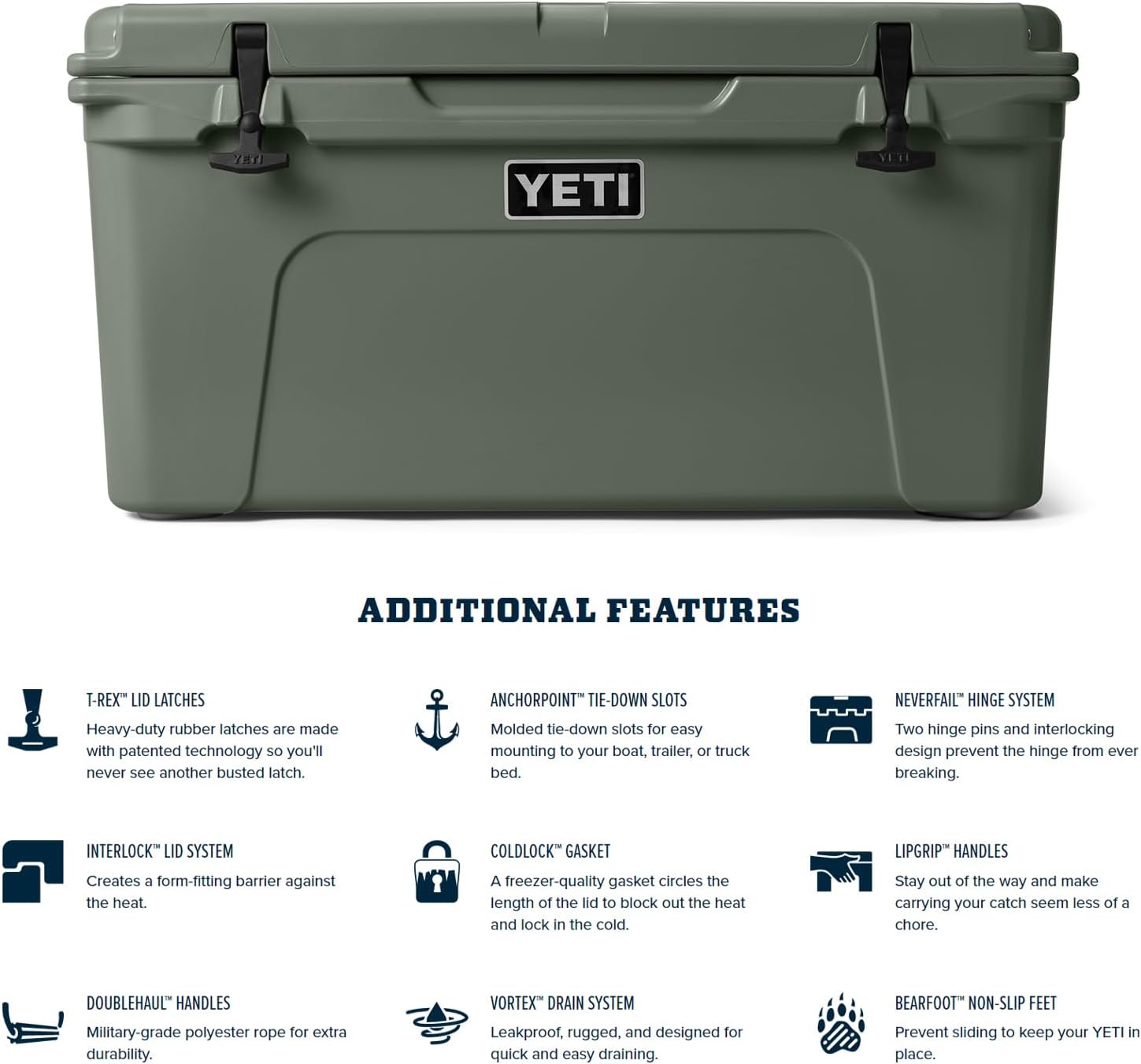 YT Tundra Haul Portable Wheeled 65 Cooler