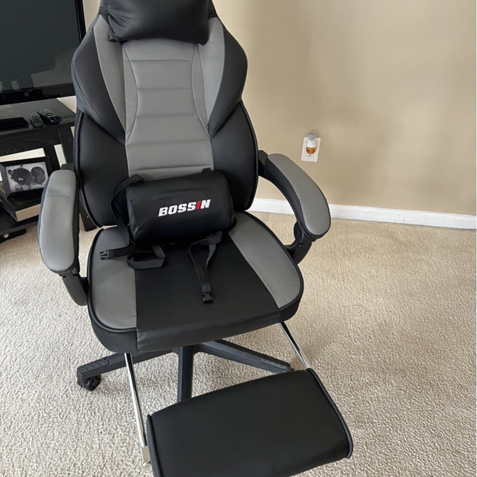 【Furniture】Racing Style Large Size High-Back PU Leather Gaming Chair