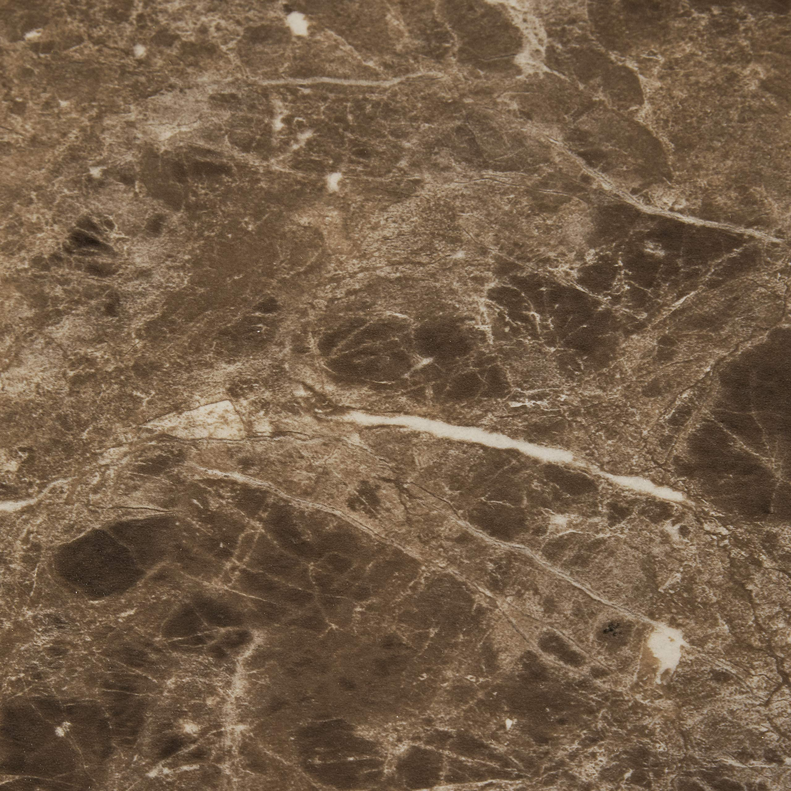 【Furniture】3-Piece Traditional Faux Marble Top Accent Tables Set, Dark Oak