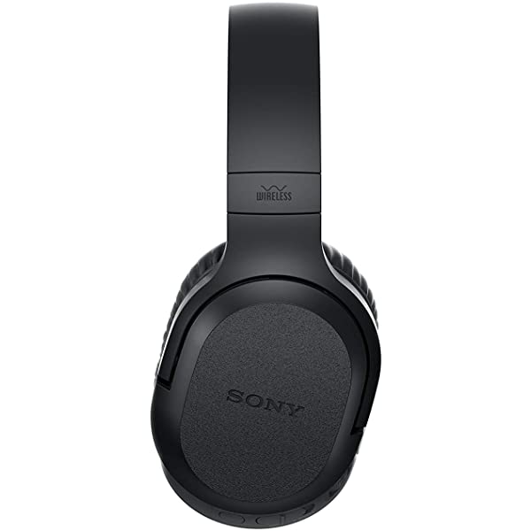 Sony Wireless Headphone & Cable Bundle – Wireless Home Theater Over-Ear Headphones Feature 150-Foot Range, Volume Control, Voice Mode, 20-Hr Battery Life – 6-ft 3.5mm Stereo + NeeGo RCA Plug Y-Adapt
