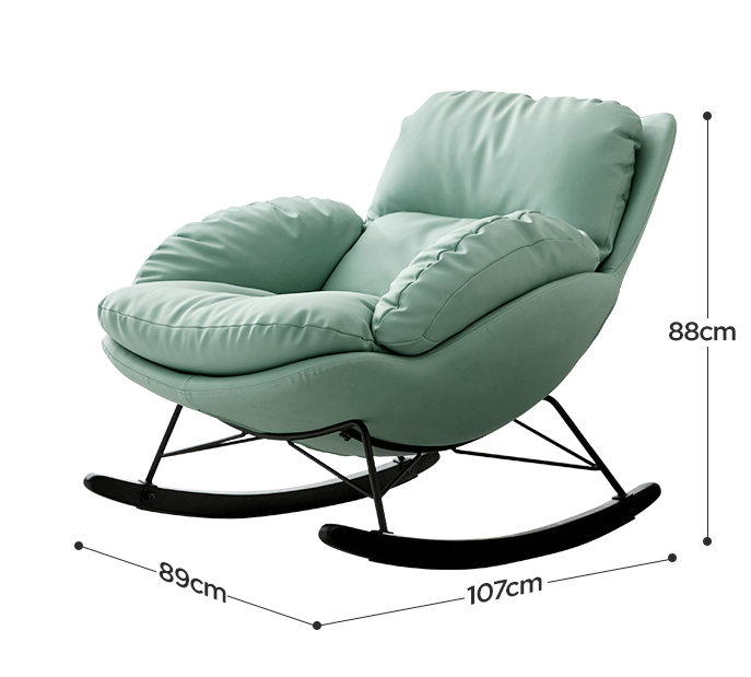 Lazy sofa rocking chair balcony home leisure living room small apartment bedroom single light luxury recliner rocking chair