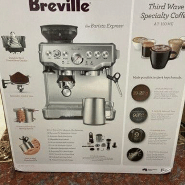 Breville BES870XL Barista Express Espresso Machine