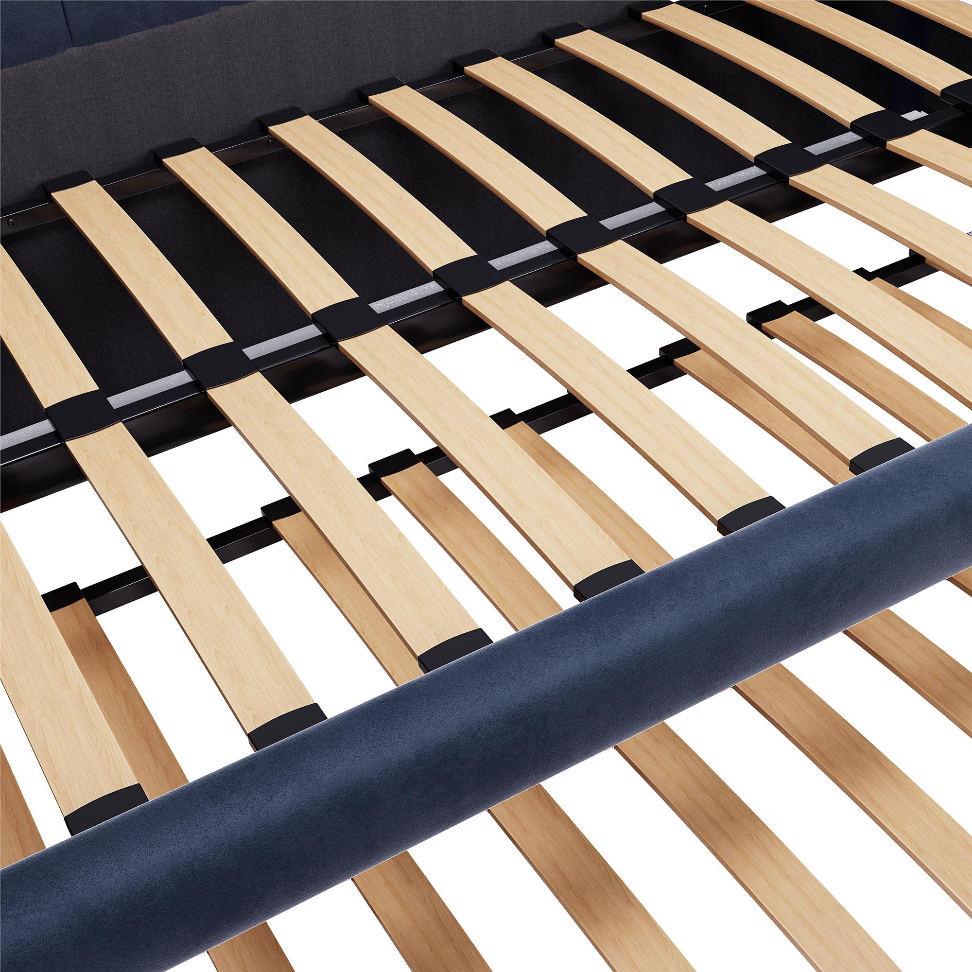 【Furniture】Valentina Upholstered Daybed with Trundle, Twin