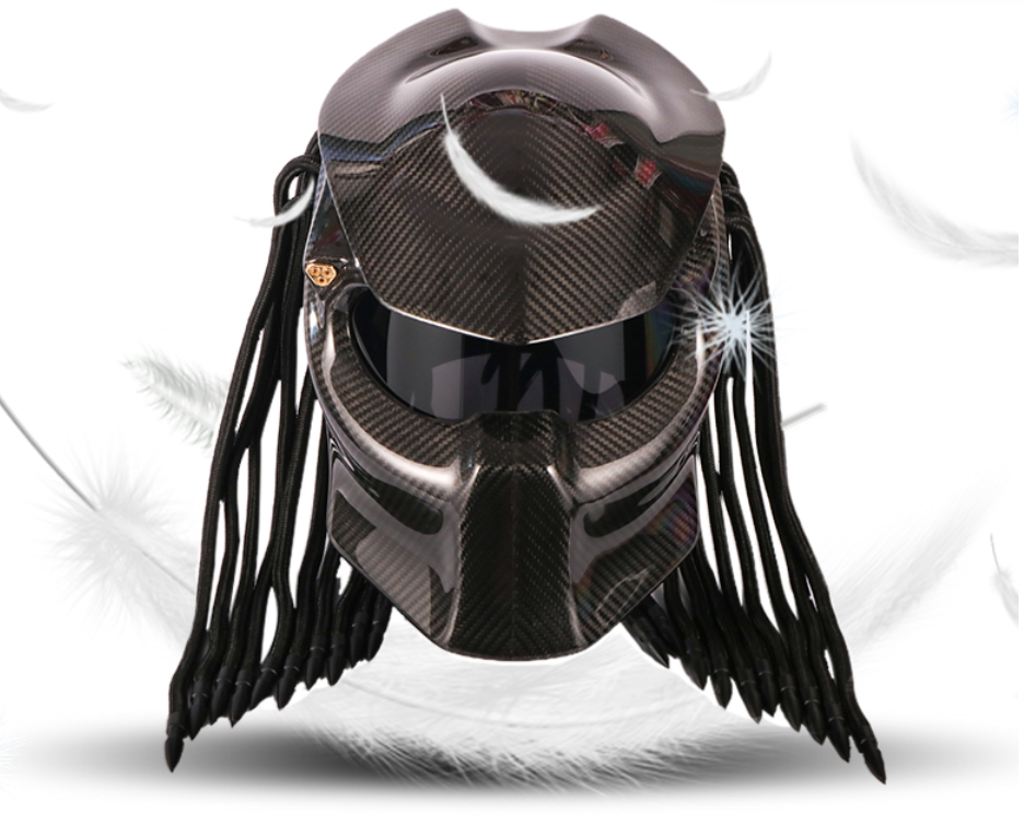 Robot motorcycle helmet, DOT/FMVSS-218 safety standard, adult male and female